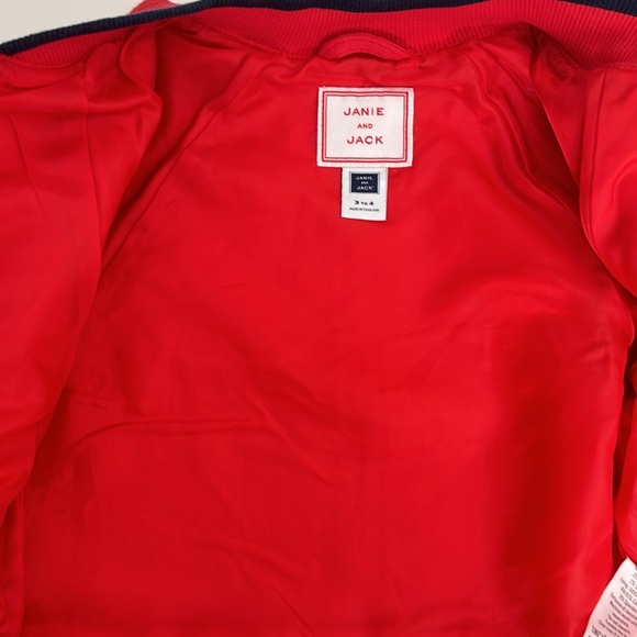Janie and Jack Red Jacket Size: 3-4 - Picture 11 of 11